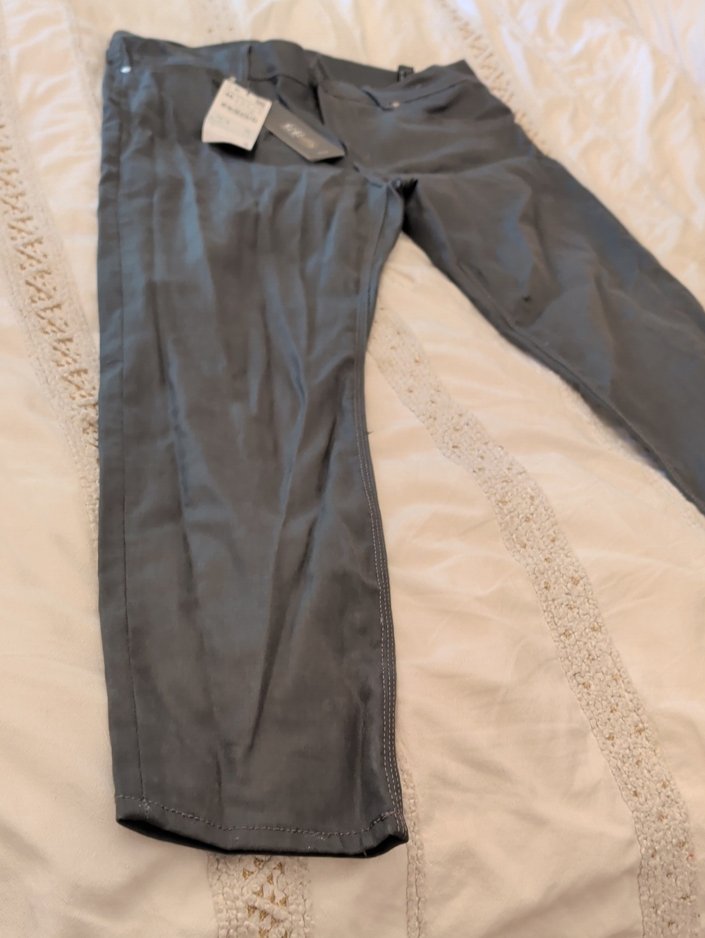 Zara Women's Slim Stretch Jeans in Gray